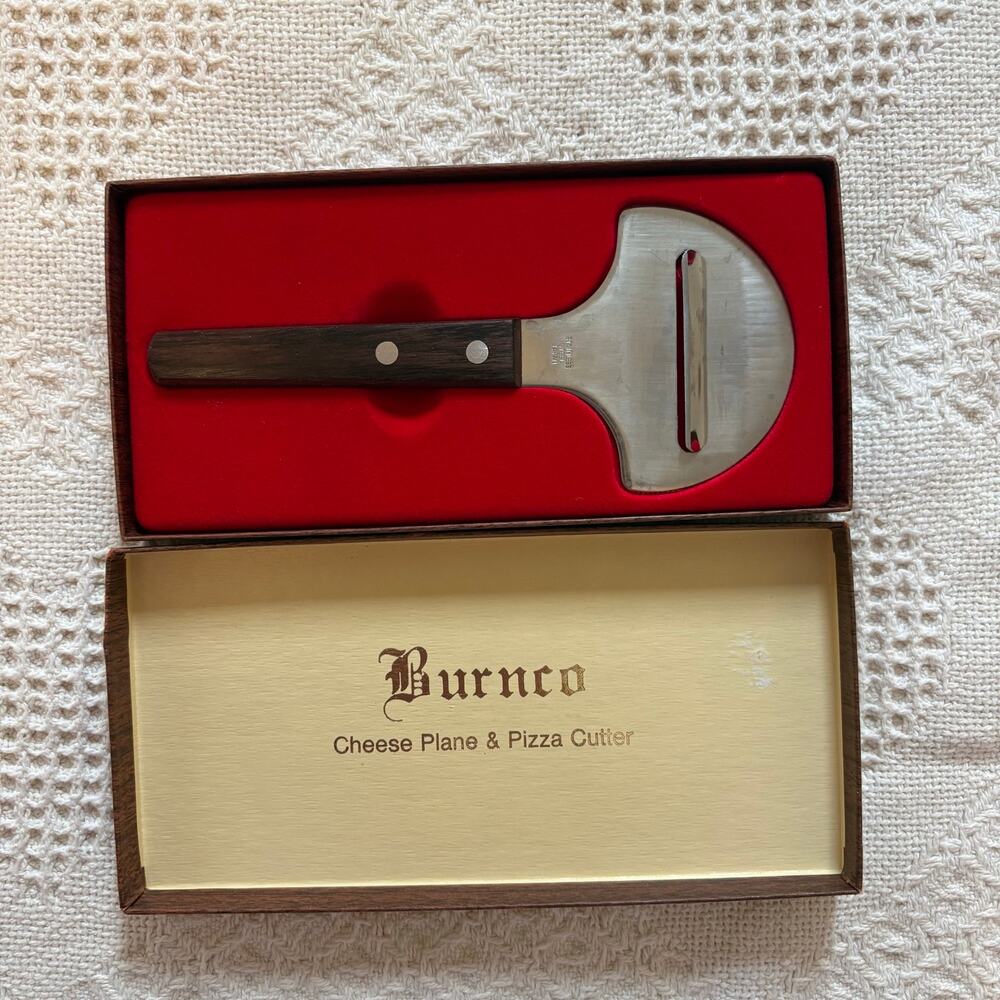 Vintage Burnco Cheese Plane & Pizza Cutter